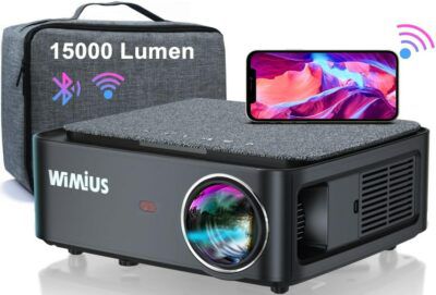 ‎WiMiUS Full HD Beamer mit 500 ANSI Lumen für 167,33€ (statt 279€)