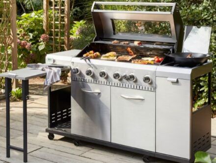 Landmann Rexon 6.1 cooK Edelstahl Grillwagen mit 24kW für 892€ (statt 1179€)