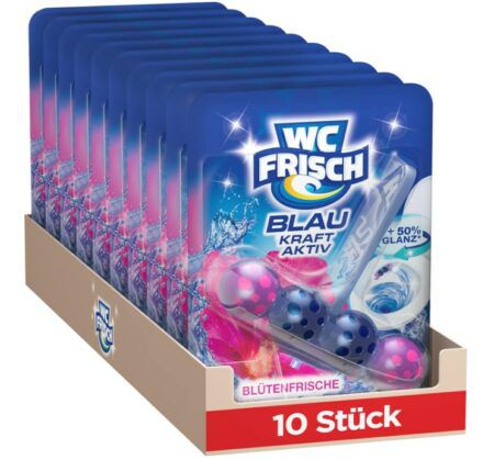 10er Pack WC FRISCH Kraft Aktiv Blüten Frische ab 12,16€ (statt 15€)