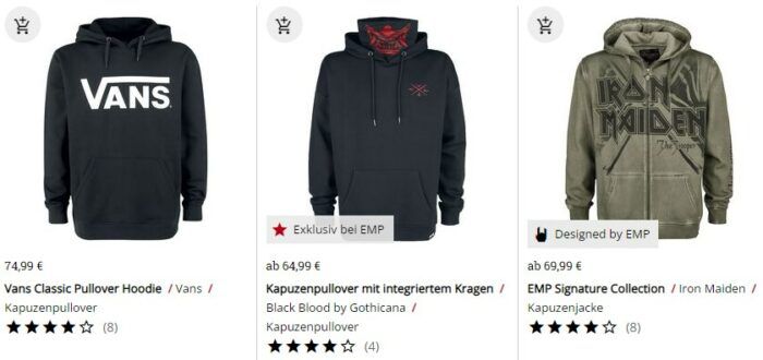 EMP Sale mit 15€ Abzug ab 60€   z.B. BW Parka Forest ab 64€ (statt 80€)