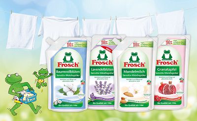 Couponplatz: 2x Froschwaschmittel kaufen und 1x Frosch Weichspüler gratis