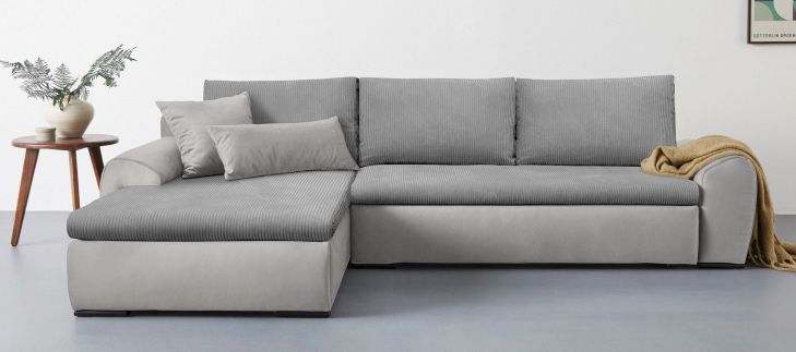 Home affaire Ecksofa Win in 3 Farben für je 663,94€ (statt 840€)