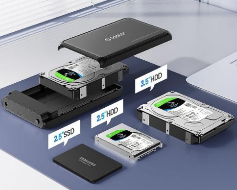 Orico DDL35C3 3.5 Zoll USB C Festplattengehäuse für 18,49€ (statt 37€)