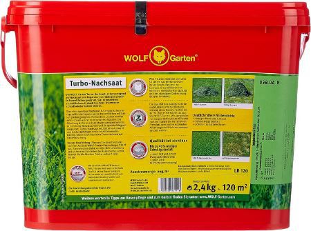 WOLF Garten Turbo Nachsaat für 120 m² für 9,34€ (statt 37€)