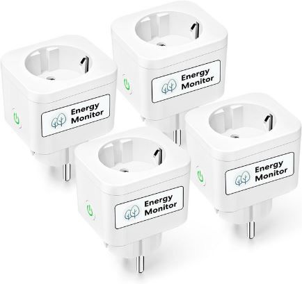 4er Pack Meross WLAN Smart Steckdose mit Stomzähler für 30,34€ (statt 42€)