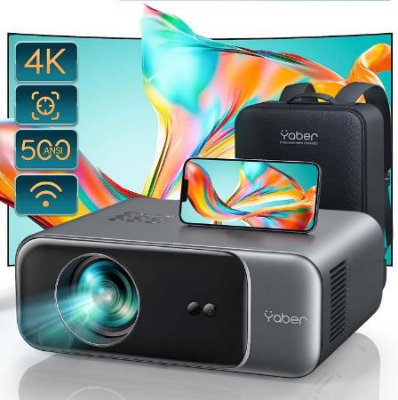 Yaber V9 Pro Beamer mit Full HD und 500 Ansi Lumen für 179,99€ (statt 300€)