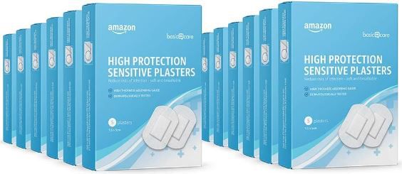60er Pack Amazon Basic Care Sensitiv Pflaster ab 3,69€ (statt 8€)