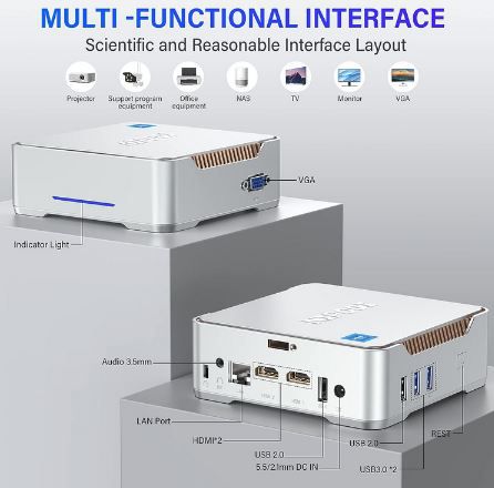 GK3PLUS Mini PC 12th Gen Alder Lake N97 16/512GB für 187€ (statt 249€)