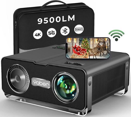 Yaber V10 Full HD WiFi/Bluetooth Beamer mit 9.500 Lumen für 99€ (statt 198€)