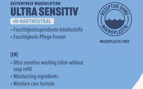 4 x 500ml Our Essentials Seifenfreie Waschlotion, Ultra Sensitiv für 2,20€ (statt 4€)
