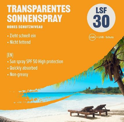 2er Pack Our Essentials Sonnenspray, LSF 30, 200ml ab 7,65€ (statt 8,50€)