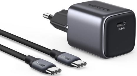 UGREEN Nexode 30W USB C Schnellladegerät inkl. Kabel für 19,49€ (statt 30€)