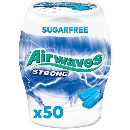 🫧 6 x 50er Pack Airwaves Kaugummi Strong, Zuckerfrei ab 12,38€ (statt 18€)