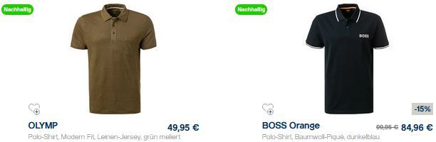 Herrenausstatter: 30% Rabatt auf Polos & T Shirts   z.B. Bugatti Polo für 35€ (statt 50€)