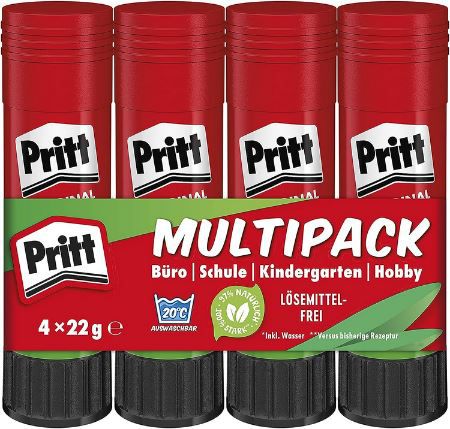 4 x 22g Pritt Klebestift Multipack für 6,11€ (statt 9€)