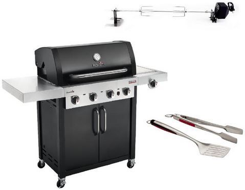 🥩 Char Broil 4400 B Gasgrill + Drehspieß + Grillbesteck für 669€ (statt 799€)