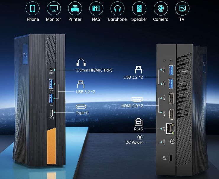 Acemagic AD15 Mini PC mit i5 11500B, 16/512 GB für 279,30€ (statt 319€)