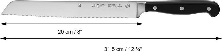 WMF Spitzenklasse Plus Brotmesser, 20cm für 46,99€ (statt 53€)