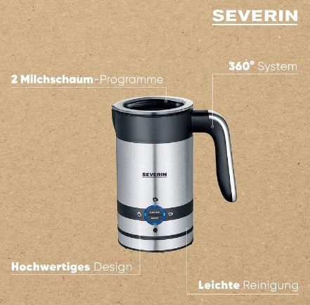Severin SM 3584 Milchaufschäumer mit Antihaft Beschichtung für 29€ (statt 40€)