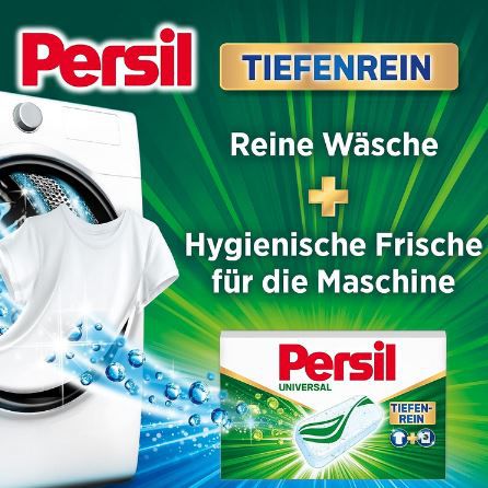 45 WL Persil Power Bars Universal Waschmittel ab 7,88€ (statt 11€)