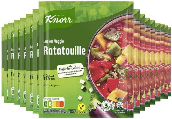 16er Pack Knorr Fix für Ratatouille (16 x 40 g) ab 6,28€ (statt 16€)