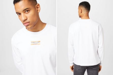 Calvin Klein Jeans Shirt in Weiß für 35,94€ (statt 60€)