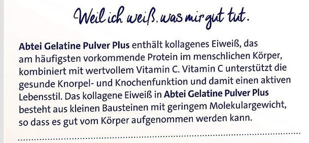 Abtei Gelatine Pulver Plus Vitamin C, 4 x 100g ab 7,96€ (statt 11€)