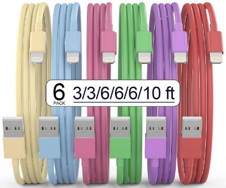 6x Gejin USB A auf Lightning iPhone Ladekabel für 5,49€ (statt 10€)