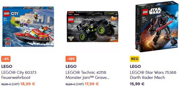 MyToys: 3 LEGO Sets unter 20€ Kaufen und nur 2 Zahlen