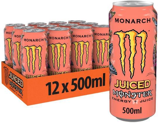 12x Monster Energy Monarch Pfirsich & Nektarine ab 9,26€ (statt 18€) + Pfand