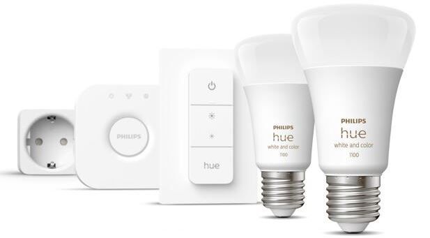 Philips Hue White & Color Ambiance Starter Set für 135,99€ (statt 156€)