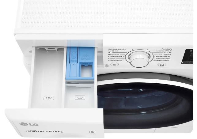 LG F14WD96EN0B Waschtrockner mit AquaStop, 9kg für 588,95€ (statt 649€)