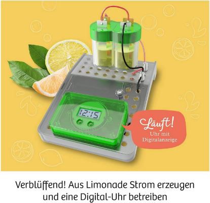 Kosmos Limo Uhr, Erzeuge Strom aus Limonade für 9,99€ (statt 13€)