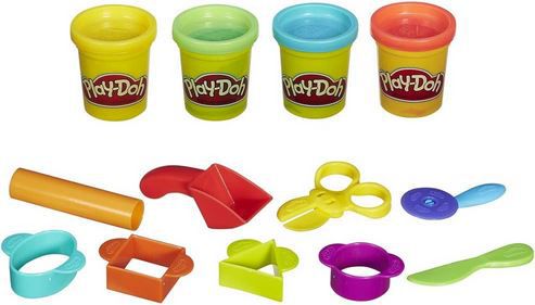 Play Doh Starter Set mit 9 Werkzeugen & 4 Dosen Knete für 15,95€ (statt 22€)