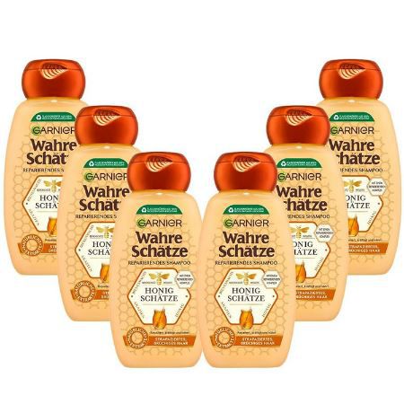 🧴 6er Pack Garnier Wahre Schätze Honig Shampoo, 250ml ab 8,95€ (statt 16€)