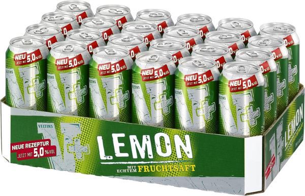 24er Pack V+ Lemon Biermischgetränk, 0.5l ab 18,71€ + Pfand (statt 24€)