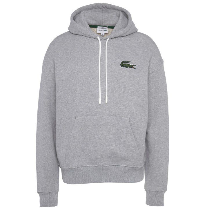 Lacoste Big Croc Hoody in Grau für 77,50€ (statt 104€)