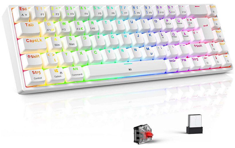 TECURS KB510 mechan. RGB Gaming Tastatur für 39,89€ (statt 57€)
