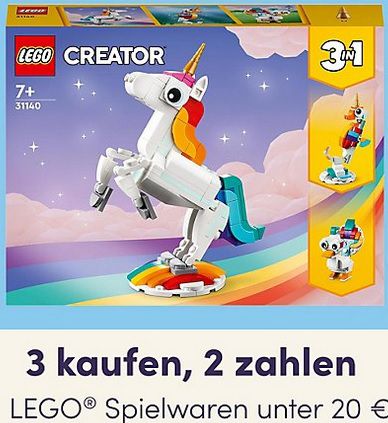mytoys: 3 für 2 Aktion auf LEGO® Spielwaren