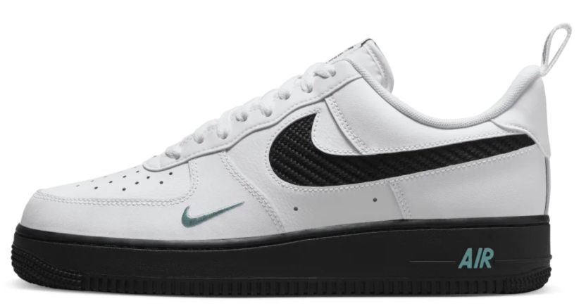 Nike Air Force 1 ’07 Fresh LowWhite Black Teal für 90,97€ (statt 129€)