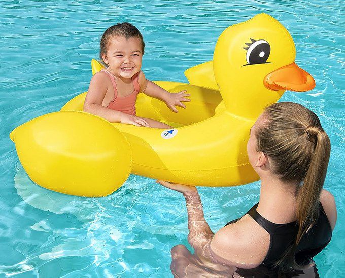 Bestway Funspeakers Kinder Schlauchboot Ente für 4,49€ (statt 13€)