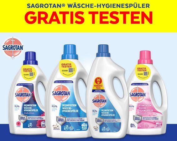 Sagrotan Wäschehygienespüler gratis ausprobieren