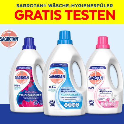 Sagrotan Wäschehygienespüler gratis ausprobieren