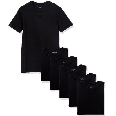 👕 6er Amazon Essentials Unterhemd mit V-Ausschnitt ab 18,44€ (statt 25€)
