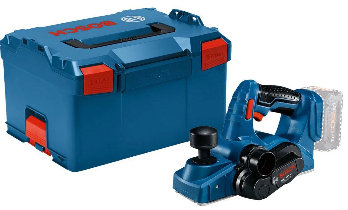 Bosch GHO 18V LI Professional Hobel L BOXX & ohne Akku für 147,51€ (statt 189€)