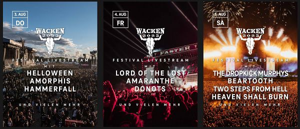 Magenta Musik: Gratis Livestream von Wacken 2023