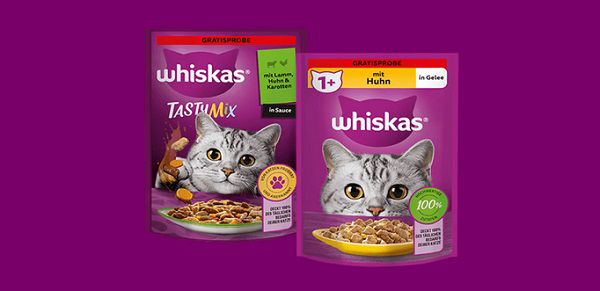 Noch verfügbar: Futterproben von Whiskas gratis abholen