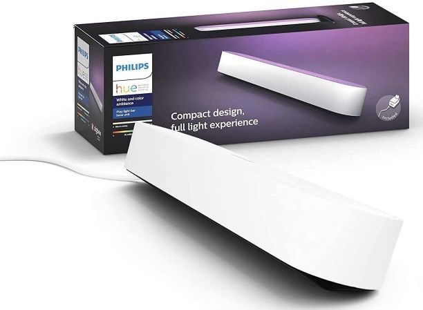 Philips Hue White & Color Play Lightbar Einzelpack für 48,99€ (statt 62€)