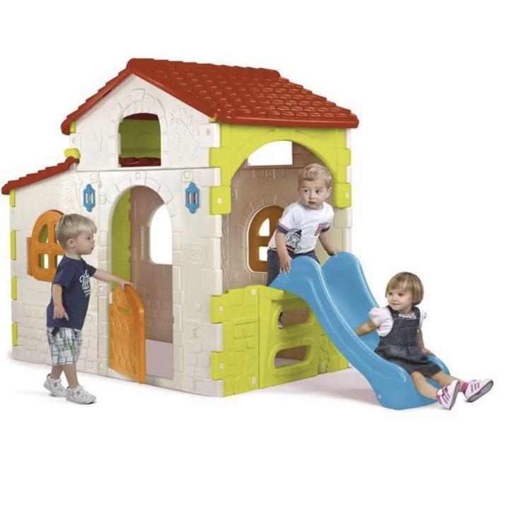 FEBER &#8211; Beauty House Spielhaus mit eingebauter Rutsche für 329,99€ (statt 482€)