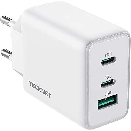 TECKNET 65W USB C Ladegerät mit PD3.0/QC4.0 für 21,30€ (statt 37€)